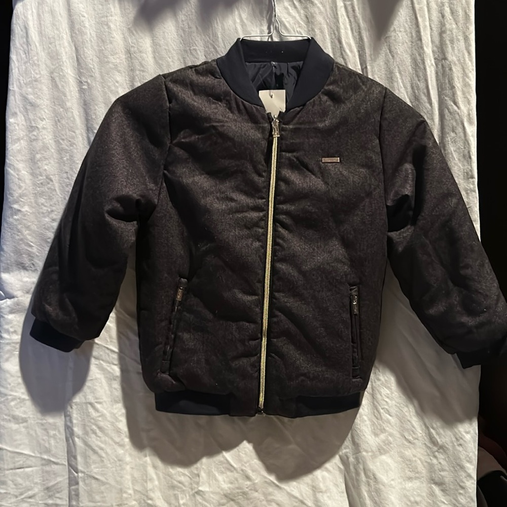 Gray Mayoral flannel coat